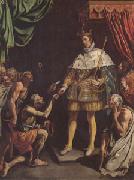 Louis King of France Distributing Alms (mk05)